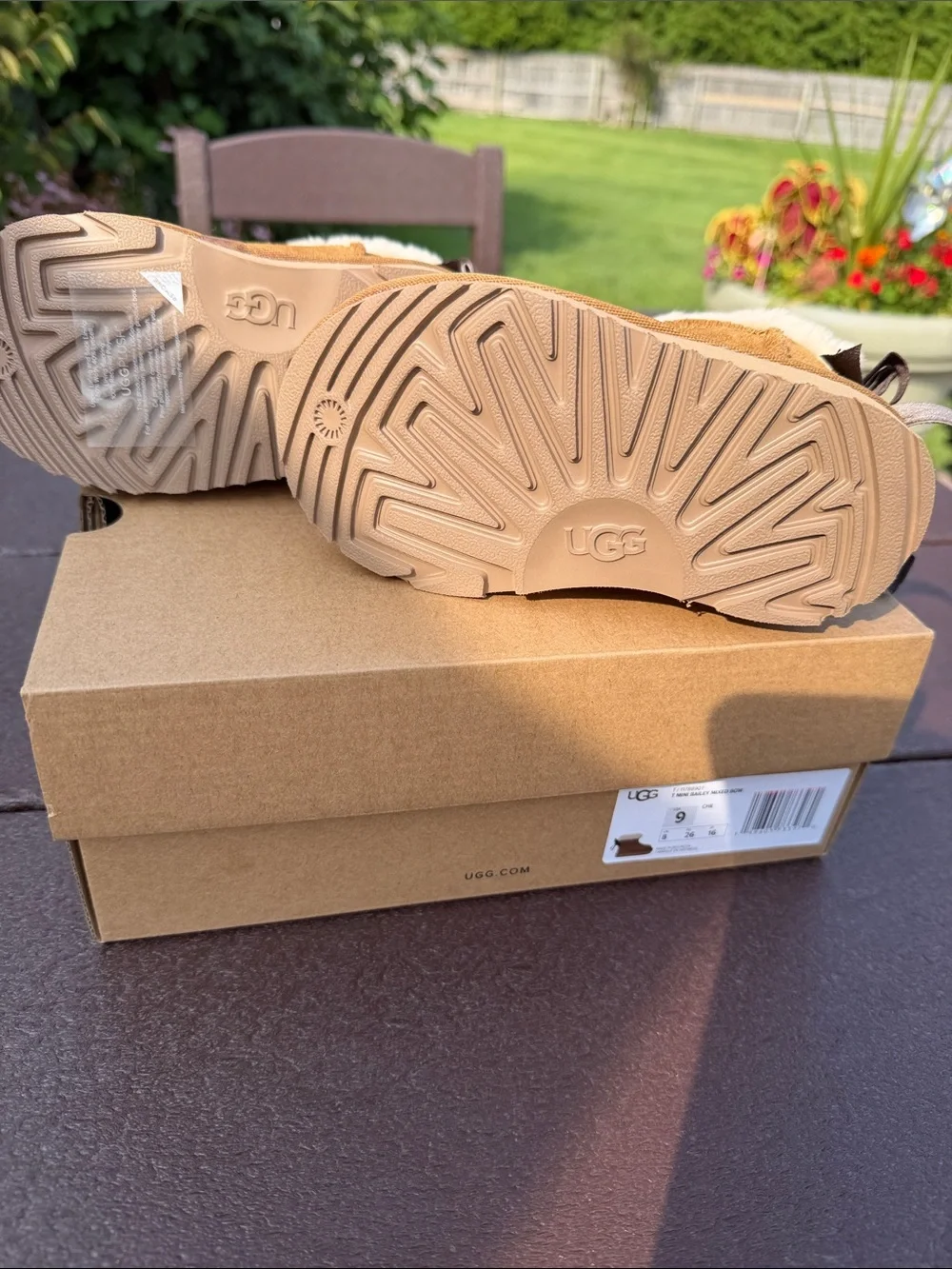 UGG Toddler Chestnut Mini Bailey Mixed Bow